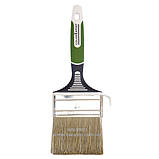 Пензель COLOR EXPERT флейцевий 80 мм*19 мм, 3-К ручка Gold, фото 3