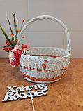 Великодній кошик з декором.Пасхальная корзина. Великодній декор. Кошик для пасти., фото 4