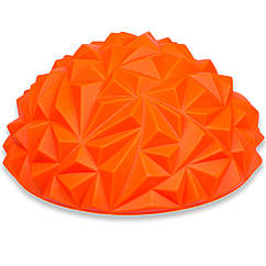 Напівсфера масажна балансувальна Balance Kit DIAMOND 1726 жовтогаряча