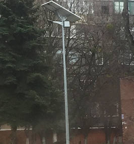 Освещение сквера по ул.Олеся Тихого г. Краматорск. Май 2019 год 1