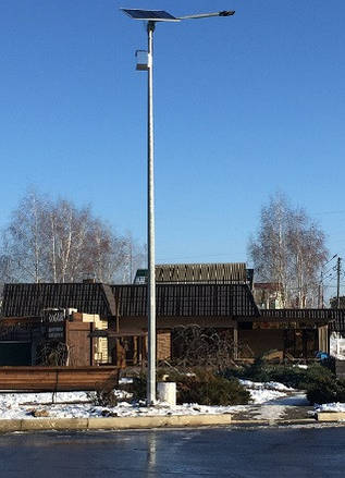 Монтаж автономного Освещение пешеходных переходов Ноябрь 2018 год