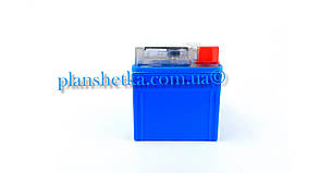Акумулятор для мотоцикла гелевий 12 В 7 Аh синій GEL, фото 4