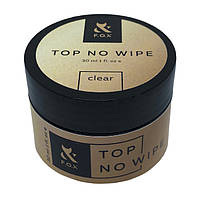 FOX Top No Wipe - топ, финишное покрытие без липкого слоя для гель-лака (пластиковая баночка), 30 мл