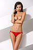 Червоні Трусики WARDA THONG red S/M, Passion Exclusive, фото 2