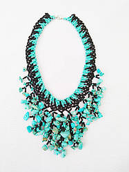 Намисто з натурального каміння "Бірюзовий рай" (бірюзове)