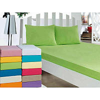 Простирадло махрова на гумці 220х240 +2 наволочки 70х70