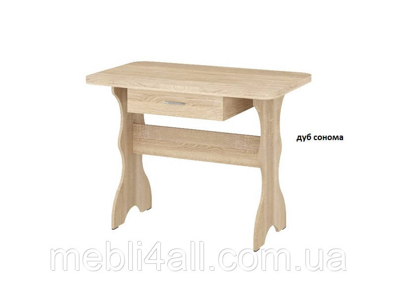 Стіл кухонний простий з ящиком, фото 1