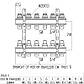Колектор Icma 1" 9 виходів, без витратоміра №K005, фото 2