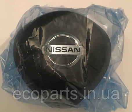 Подушка безпеки airbag в кермо водійська Nissan Leaf 2018 чорна, фото 2