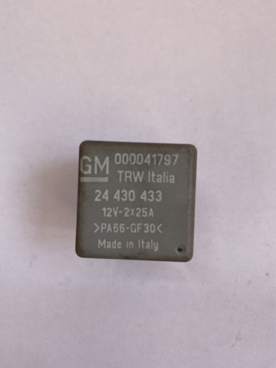 Автомобільне реле б/у 24430433 / 000041797 GM 12V-2x25A, фото 1