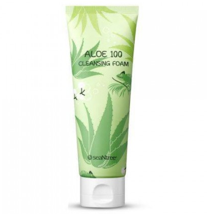 Пінка для вмивання SeaNTree Aloe 100 Cleansing Foam 120 мл