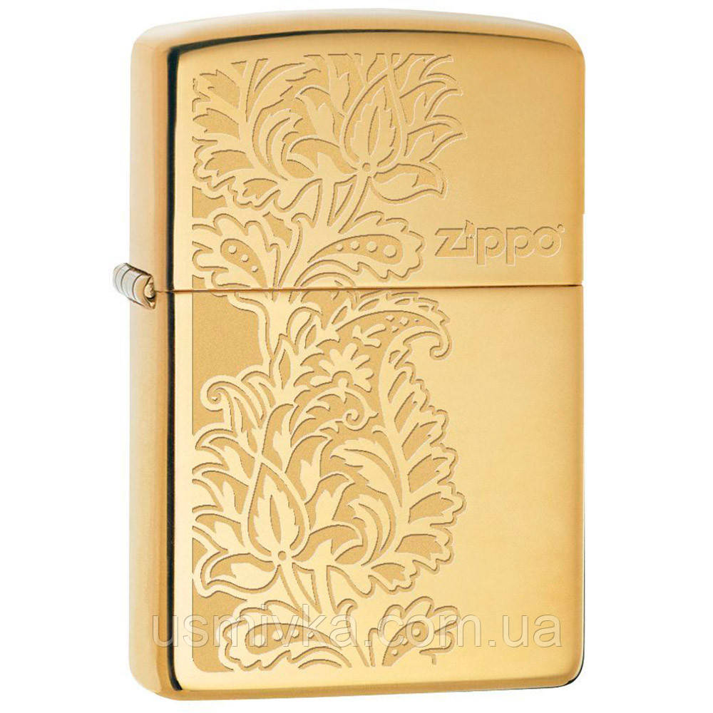 Запальничка Zippo 29609 Paisley Zippo Disign 2018 жовта 29609, фото 1