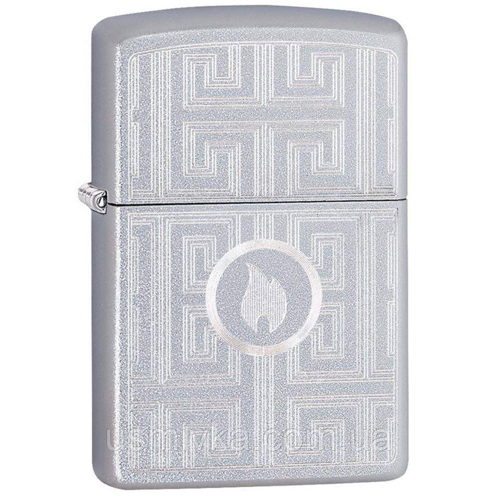 Запальничка Zippo 29857 Labyrinth Design сіра 29857