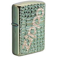 Зажигалка Zippo 29525 Alligator зеленая 29525