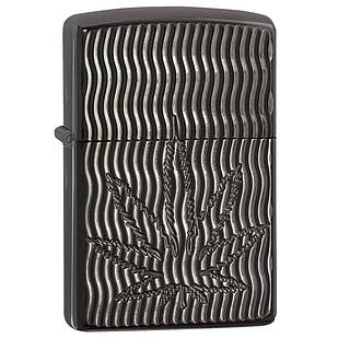 Запальничка Zippo 29612 Armor Marijuana Leaf чорна 29612