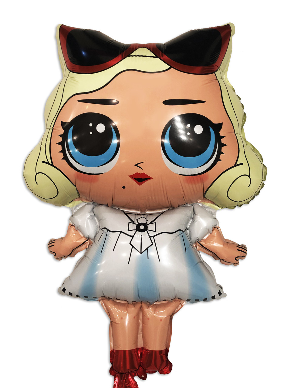 Повітряна фольгована куля Лялька Лол Мерилін Монро-2, 50х80 см (Китай) в упаковці