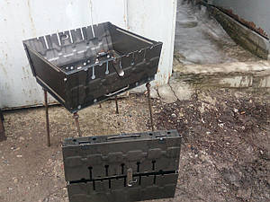 Мангал валіза "Шашличок" на 6 шампурів