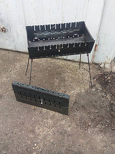 Мангал валіза "Шашличок" на 10 шампурів