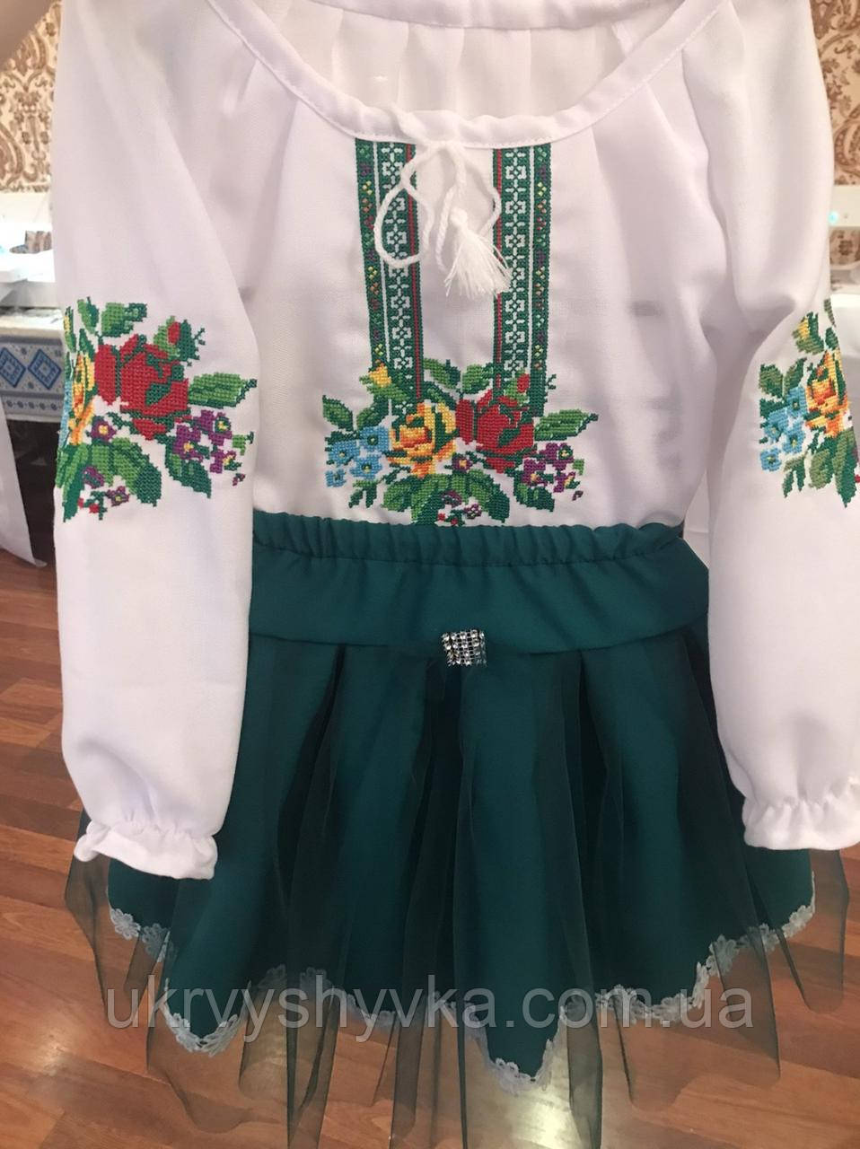 Комплект вишитий "Весняні квіти"