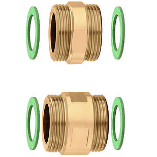 Комплект з'єднання 1.1/4"x 1.1/4" групи Caleffi з колектором (675004)