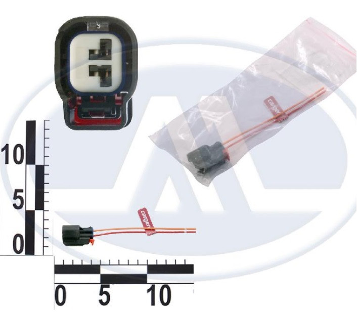 Роз'єм форсунки ГАЗ двигун УМЗ 4216 (Євро-4), дв. ВАЗ 21127 з проводами (CARGEN), фото 1