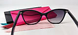 Сонцезахисні окуляри Givenchy GV7265 котяче око колір оправи чорний глянсовий, лінзи чорний градієнт, фото 5