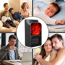 Портативний обігрівач Flame Heater 900 Watts, фото 2