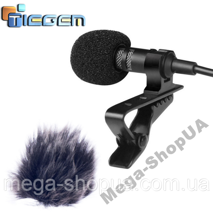 Внешний петличный микрофон для телефона, смартфона, камеры, ПК ...