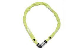 Кодовий велозамок Abus 1200/60 web lime, ланцюговий, 3-значний, захист 2, 60 см