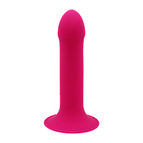 Дилдо з присоском Adrien Lastic Hitsens 2 Pink, чудово для страпона, макс. діам. 4 см, довжина 16,7 см