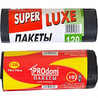 Пакет для сміття 70х110 120 л 10 штук Super Luxs/PACK/PROdom