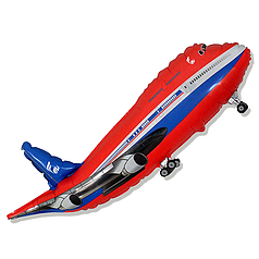 Міні-фігура 115 FLEXMETAL-ФМ Літак червоний