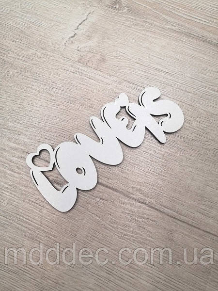 Love is. Заготівка під топер. Слово в коробку. Love is/