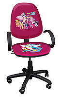 Детское компьютерное кресло с подлокотниками Поло РМ "Мой маленький Пони - 1"