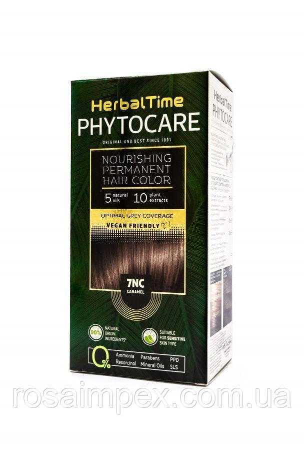 7NC Карамель Стійка фарба для живлення волосся Herbal Time PHYTOCARE