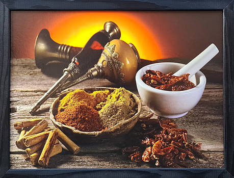 Фотокартина у дерев'яній рамі Spices 7 30х40 см POS-3040-183, фото 1