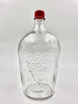 Пляшка для вина скляна з пл. криш "Ровоам" 4.5 л