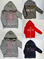 Джемпер на молнии для девочки 1, 2, 3, 4, 5, 6, 7 лет
