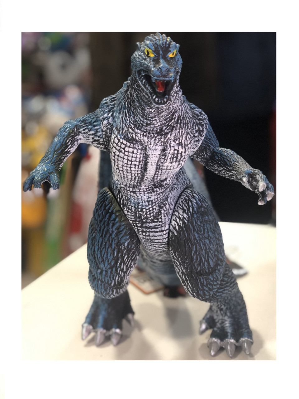 Годзілла гумовий руки і ноги поворотні 38 см сірий, фото 1