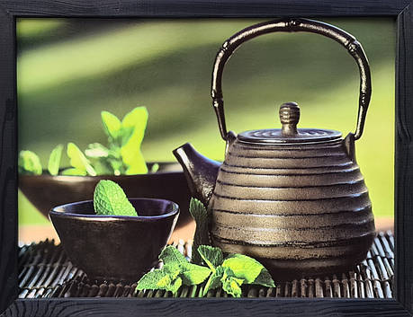 Фотокартина в дерев'яній рамі Tea 3 30х40 см POS-3040-179, фото 1