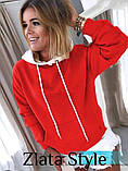 Модная женская кенгурушка толстовка, фото 2
