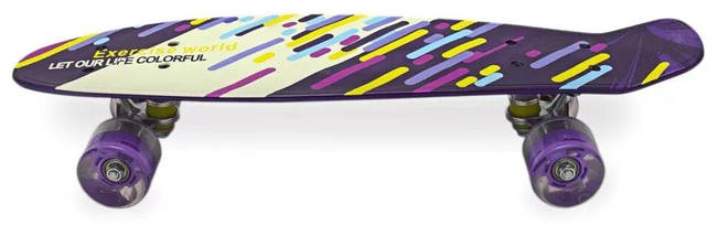 Пенніборд дитячий Maraton Alfa підсвітка коліс, фото 3