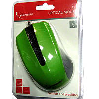 Комп'ютерна мишка Gembird MUS-101-G, зелена USB