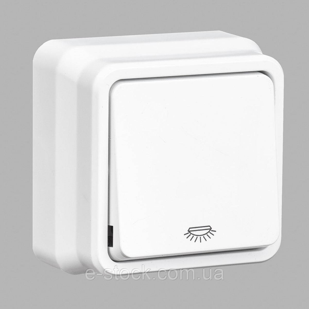 Misya кнопка контролю освітлення 1-а зовнішня біла, фото 1