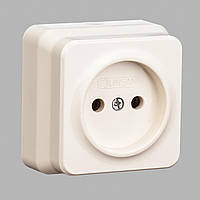 Misya розетка 1 зовнішня кремова