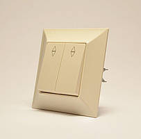 Neoline перемикач 2 кремовий