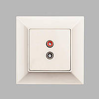 Neoline розетка аудіо 1-а кремова NEW
