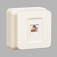 Misya розетка комп'ютерна cat. 5E 1 кремова