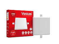 Акция! Квадратный светодиодный врезной светильник "без рамки" Vestum 12W 4100K 1-VS-5603