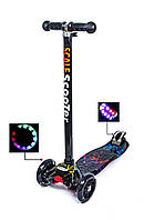 Дитячий самокат MAXI. Молния. Колеса, що світяться!